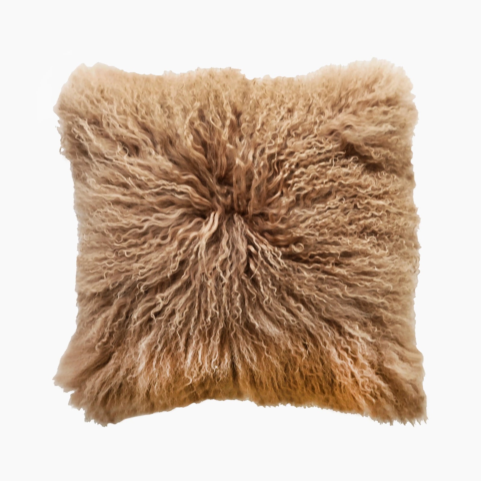 Mongolian Square Cushion | Taupe