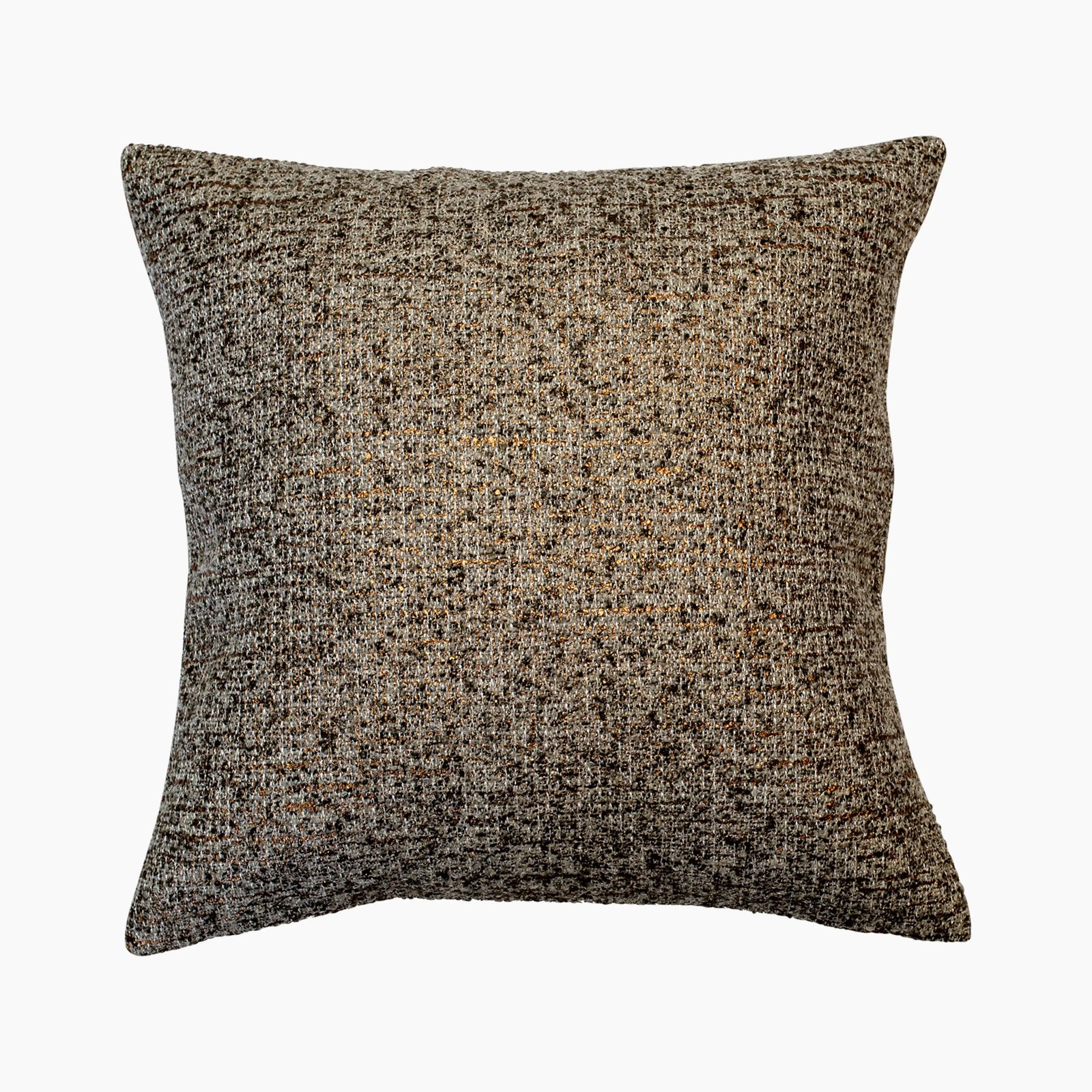Earthy Flecks Square Cushion | Speckled Brown & Taupe