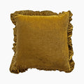 Delphine Rectangle Velvet Velvet Cushion | Olive Green