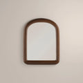 Ciara Arch Wall Mirror, 90 x 71 cm | Walnut