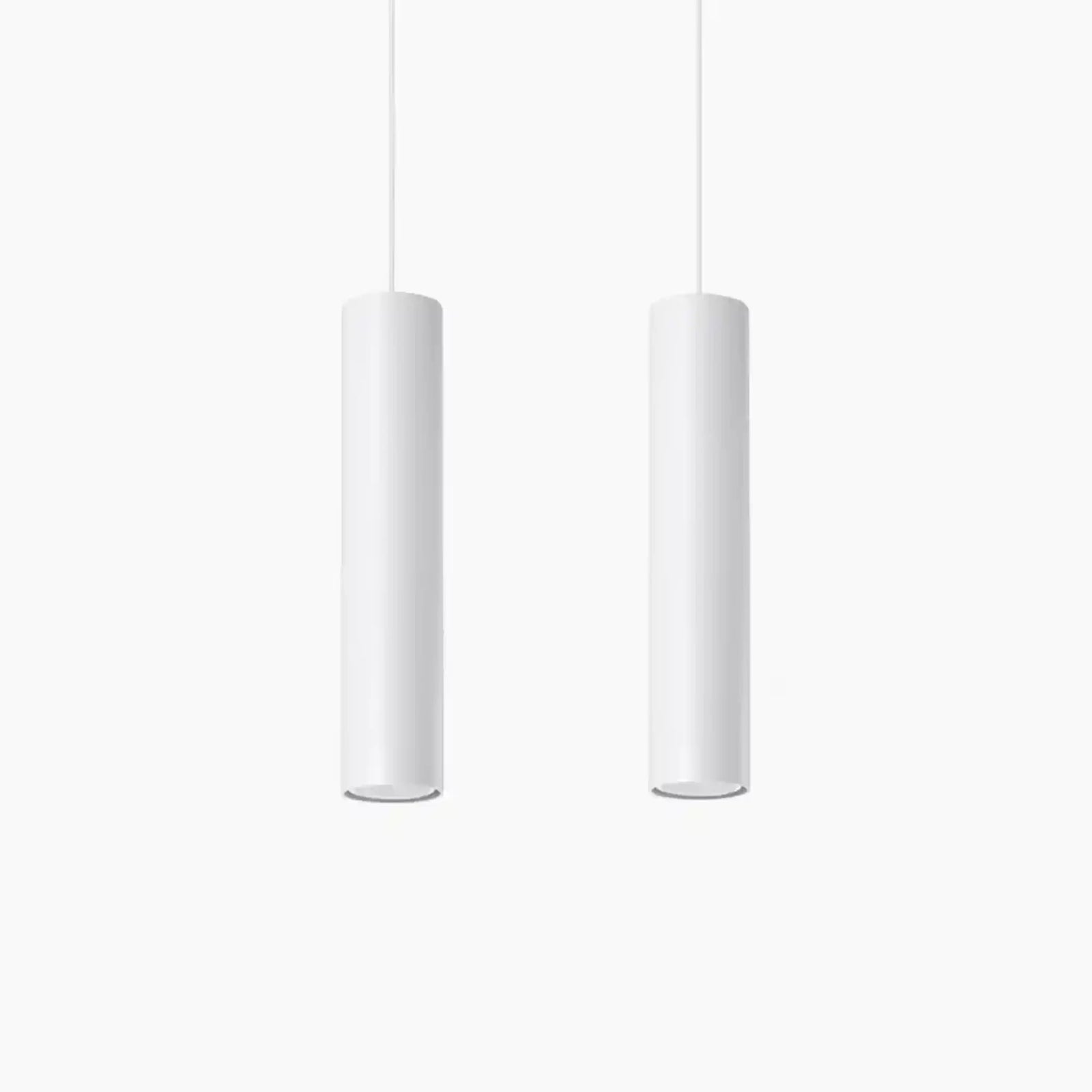Assia 2 Light Pendant Light | Concrete Grey