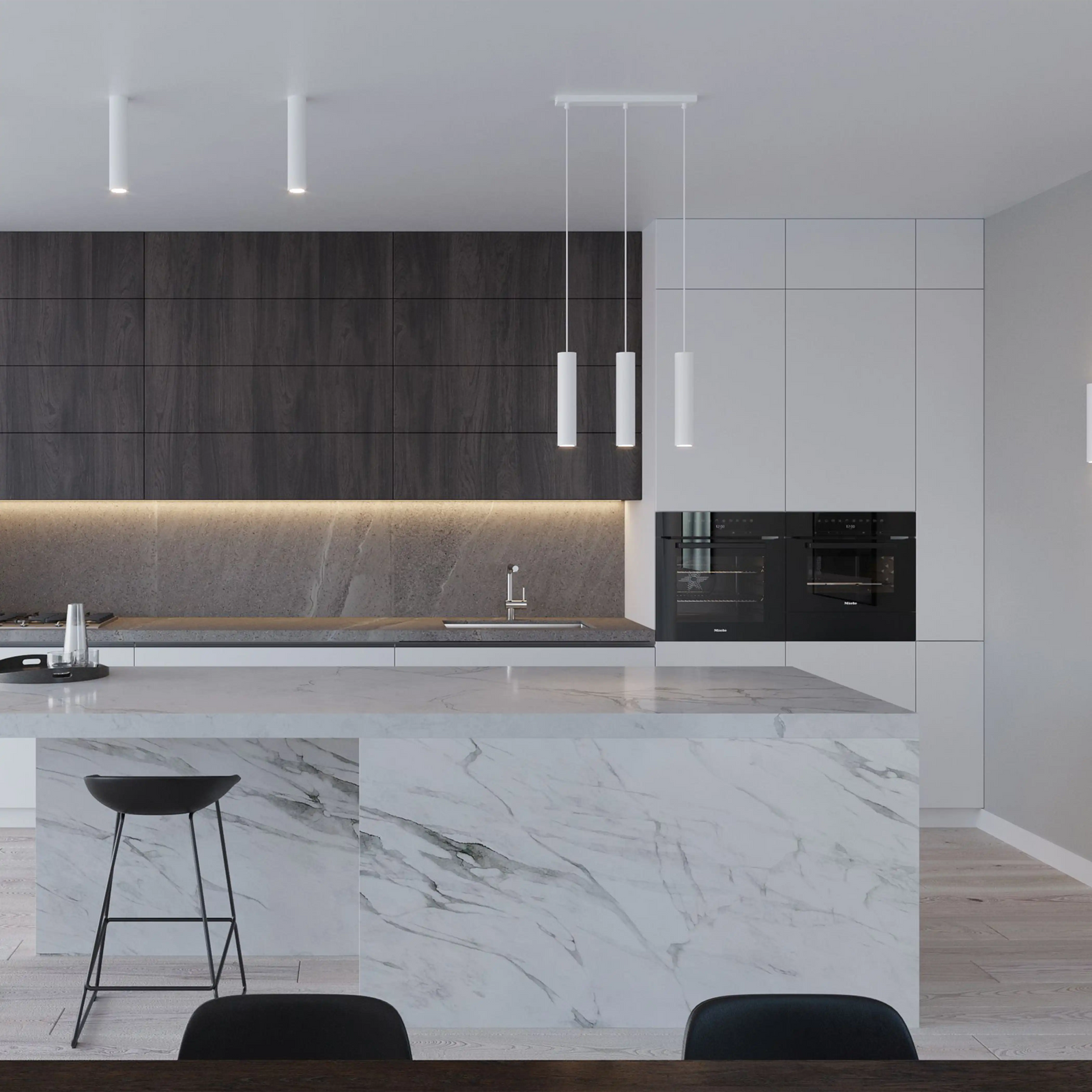Ciana 3 Light Pendant Light | White