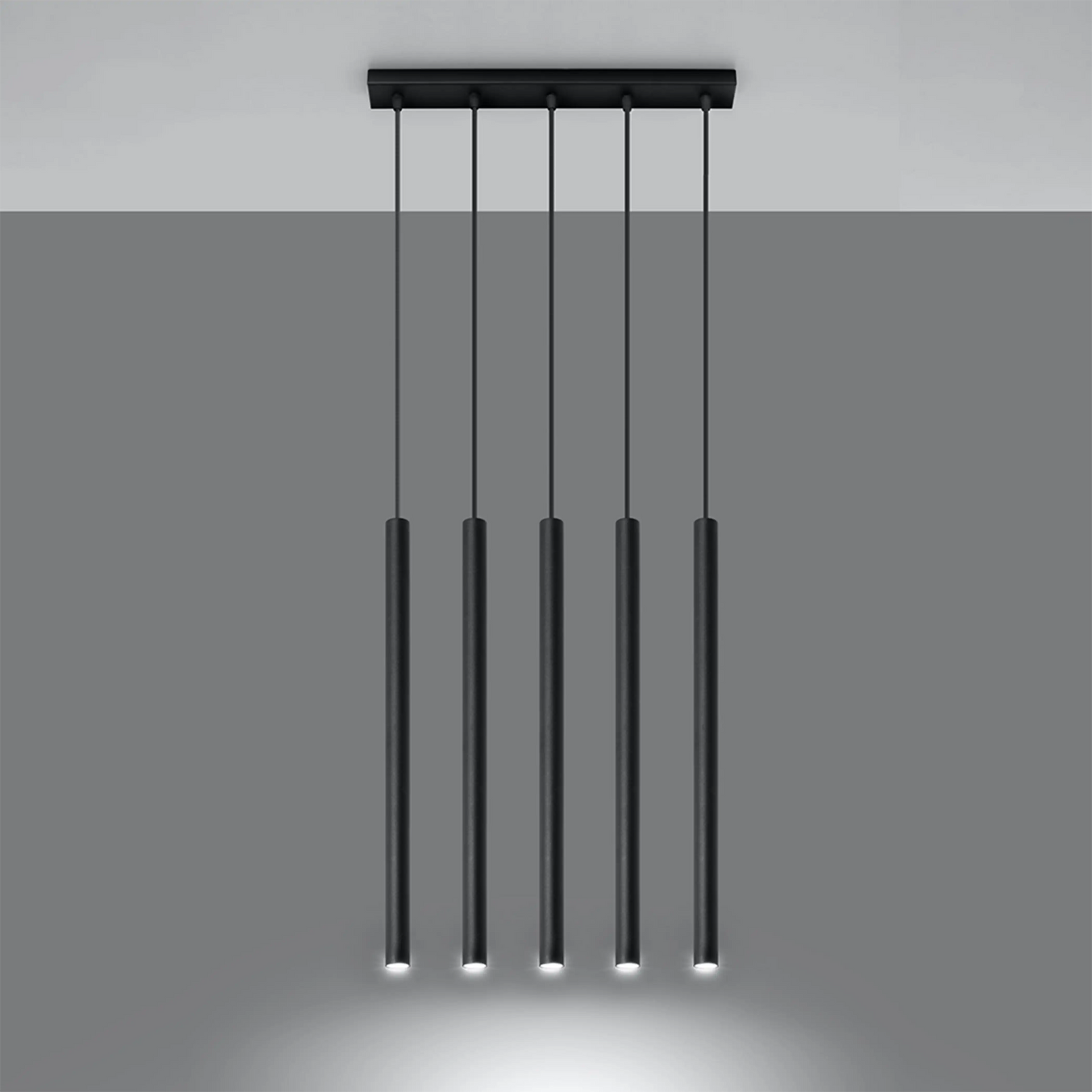 Brynn 5 Light Pendant Light | Black