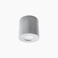 Assia Round Ceiling Light | Concrete Grey