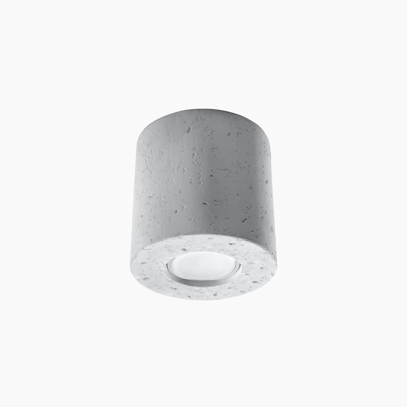 Assia Round Ceiling Light | Concrete Grey