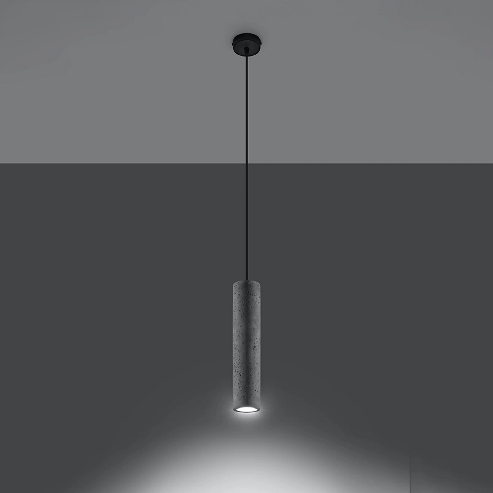 Assia Pendant Light | Concrete Grey
