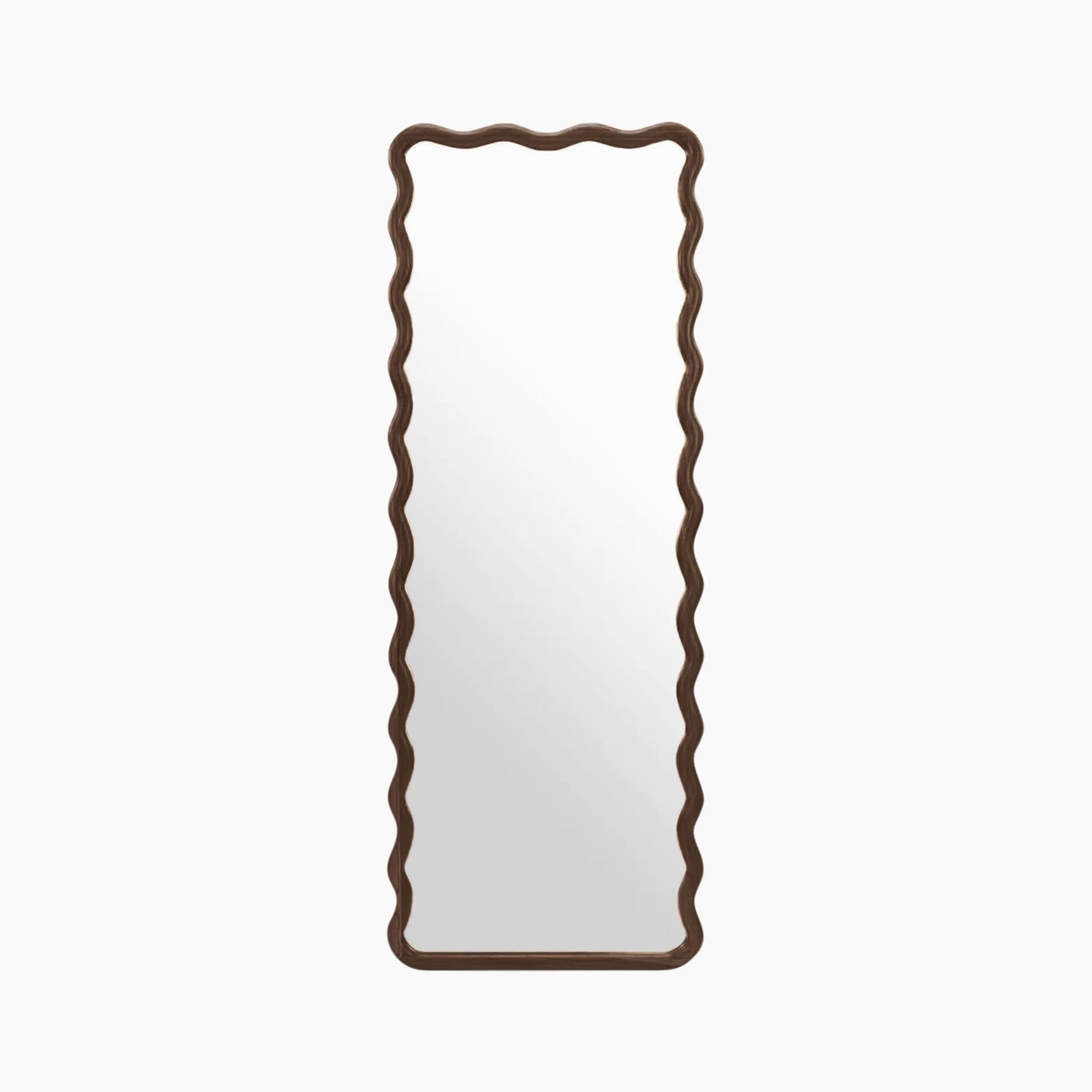 Osaka Wavy Full Length Mirror | Walnut