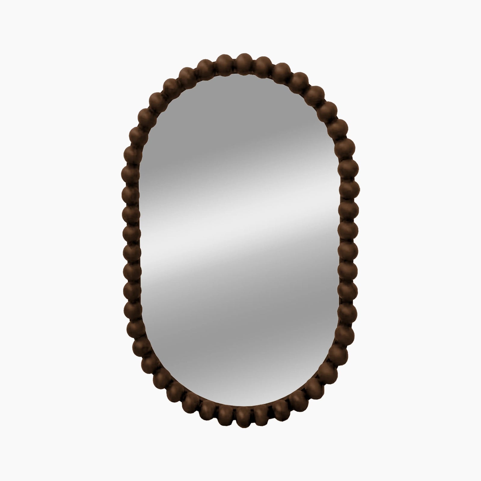 Ashby Oval Wall Mirror | Walnut