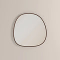 Ferne Asymmetrical Wall Mirror,  80 cm| Walnut