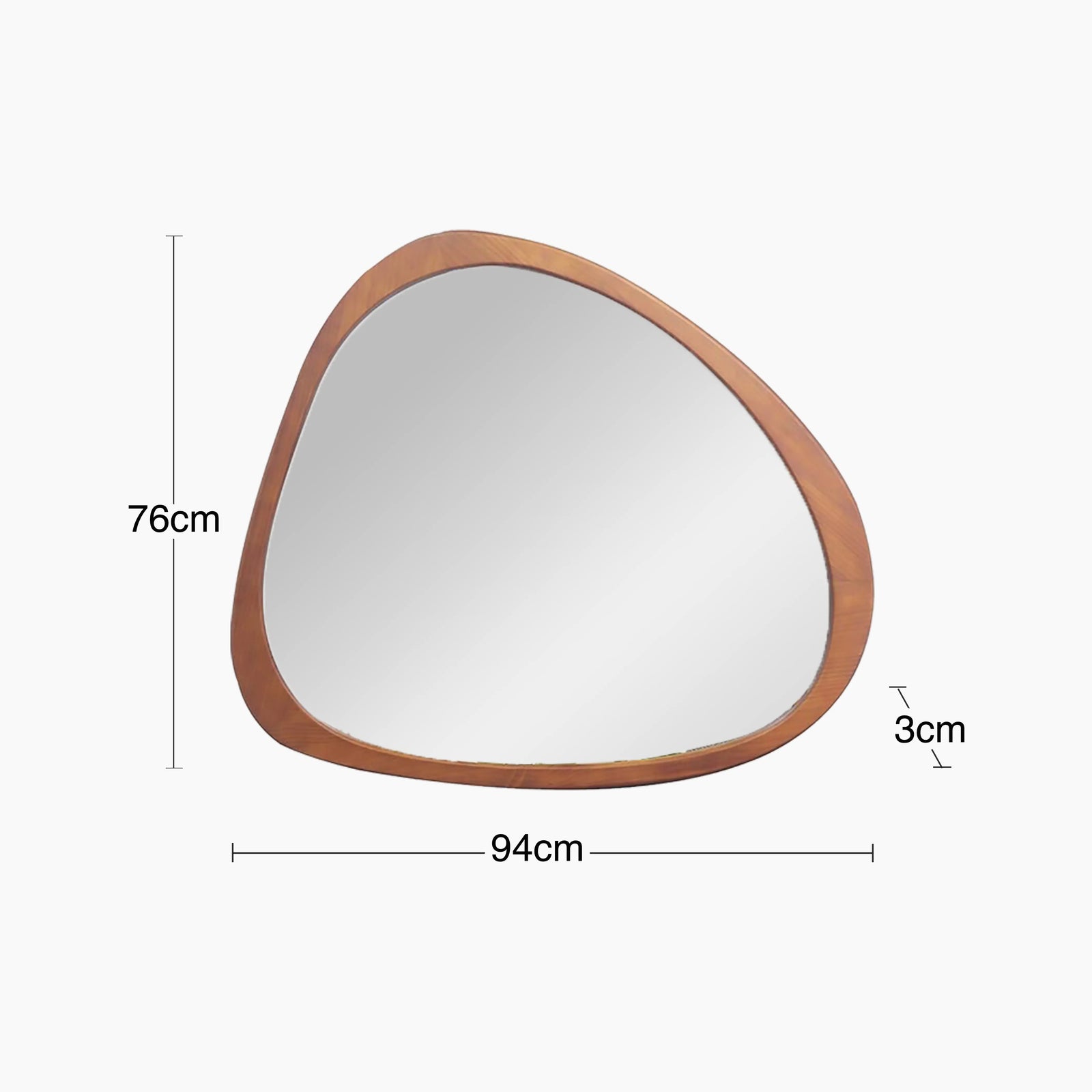 Sable Pond Wall Mirror | Walnut