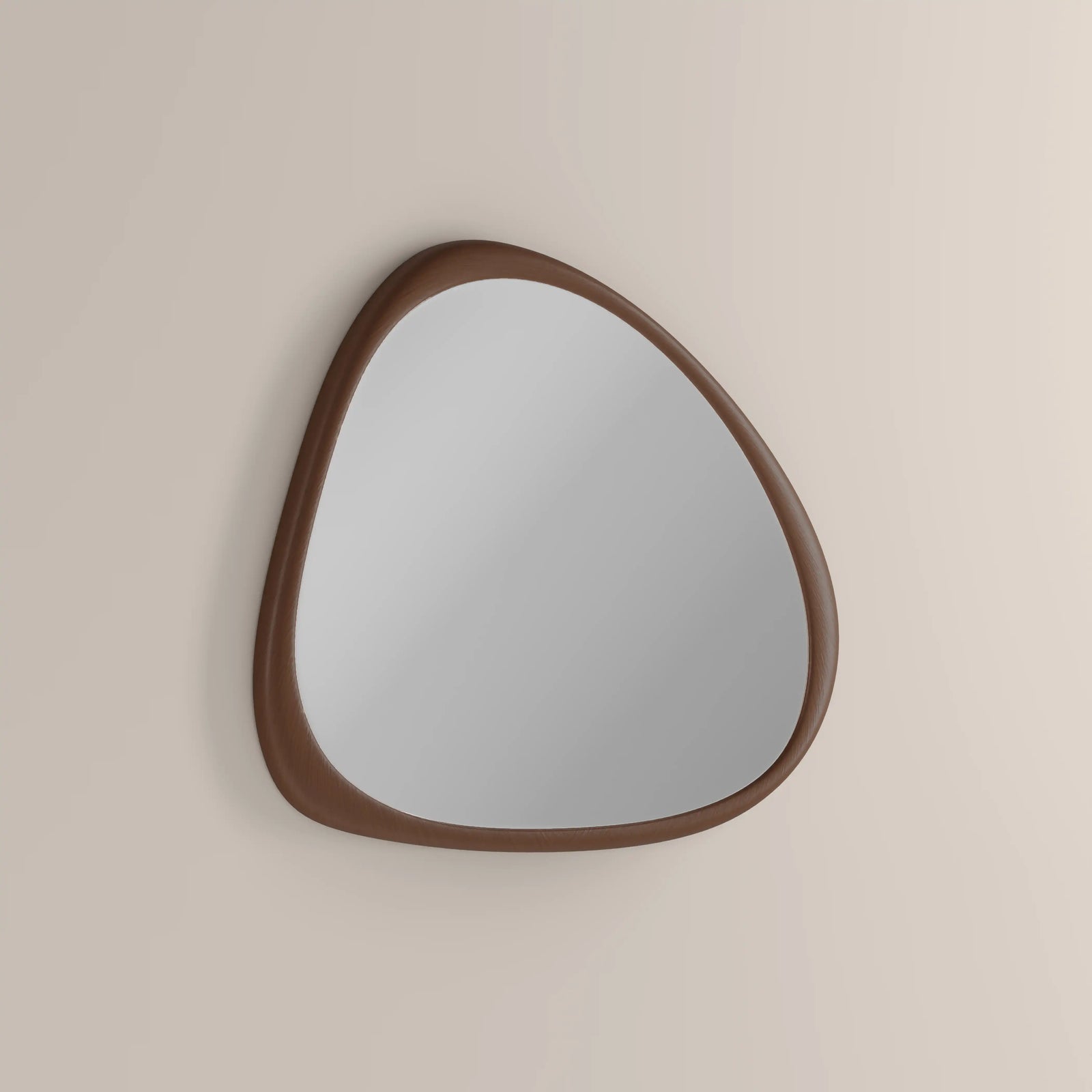 Sable Pond Wall Mirror, 94 x 76 cm | Walnut