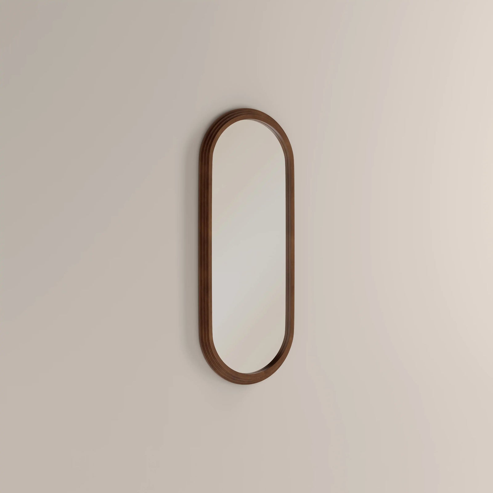 Bette Floor Length Wall Mirror, 120 x 50 cm  | Walnut
