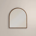 Oxleigh Arch Wall Mirror,  90 x 80 cm| Walnut