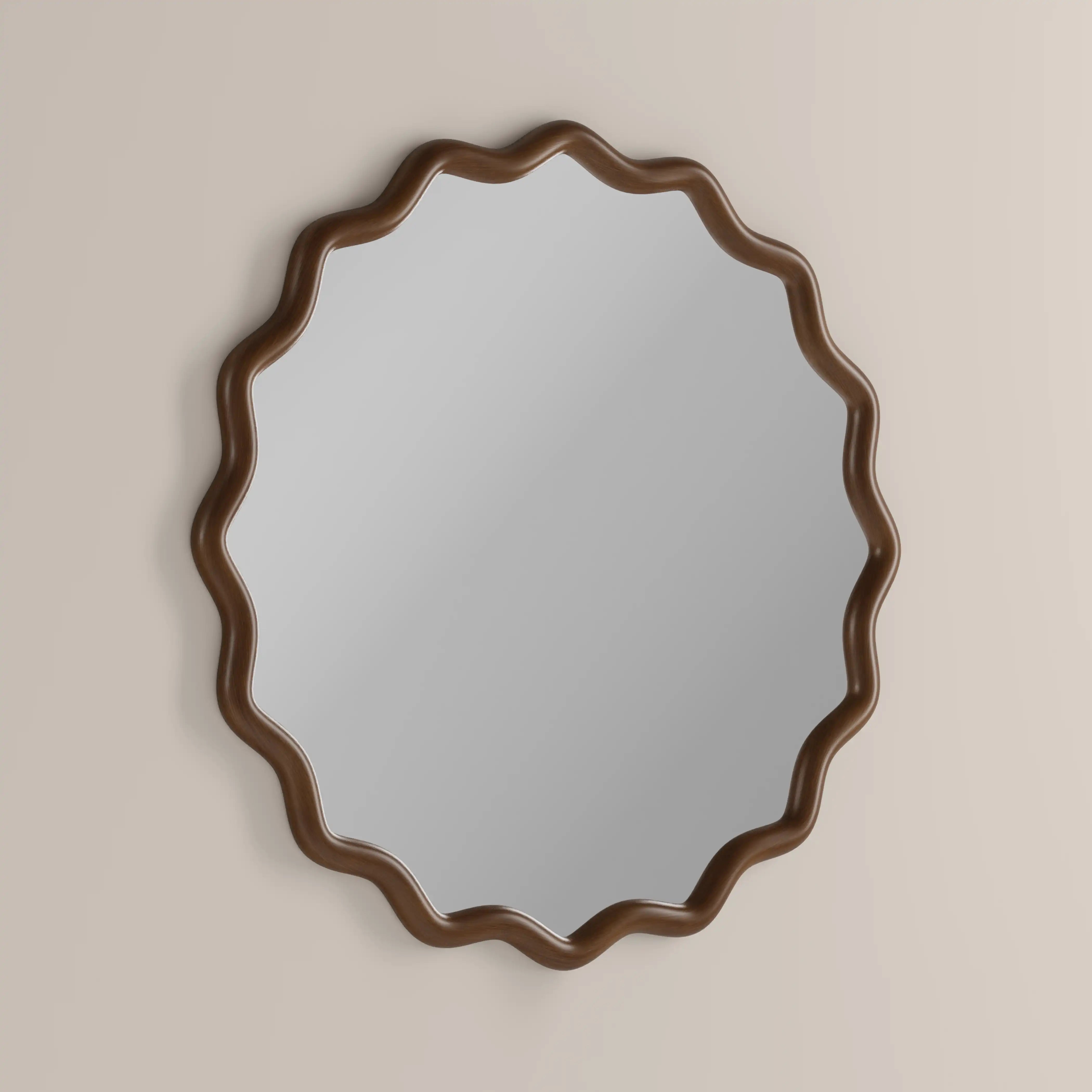 Osaka Wall Mirror, Walnut | Cult Furniture – Cult Furniture