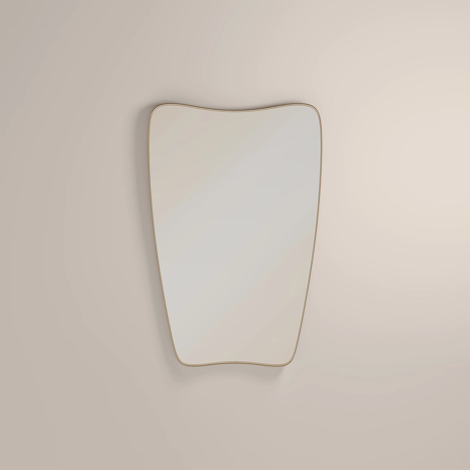 Gabriel Wall Mirror, 96 x 65 cm | Brass