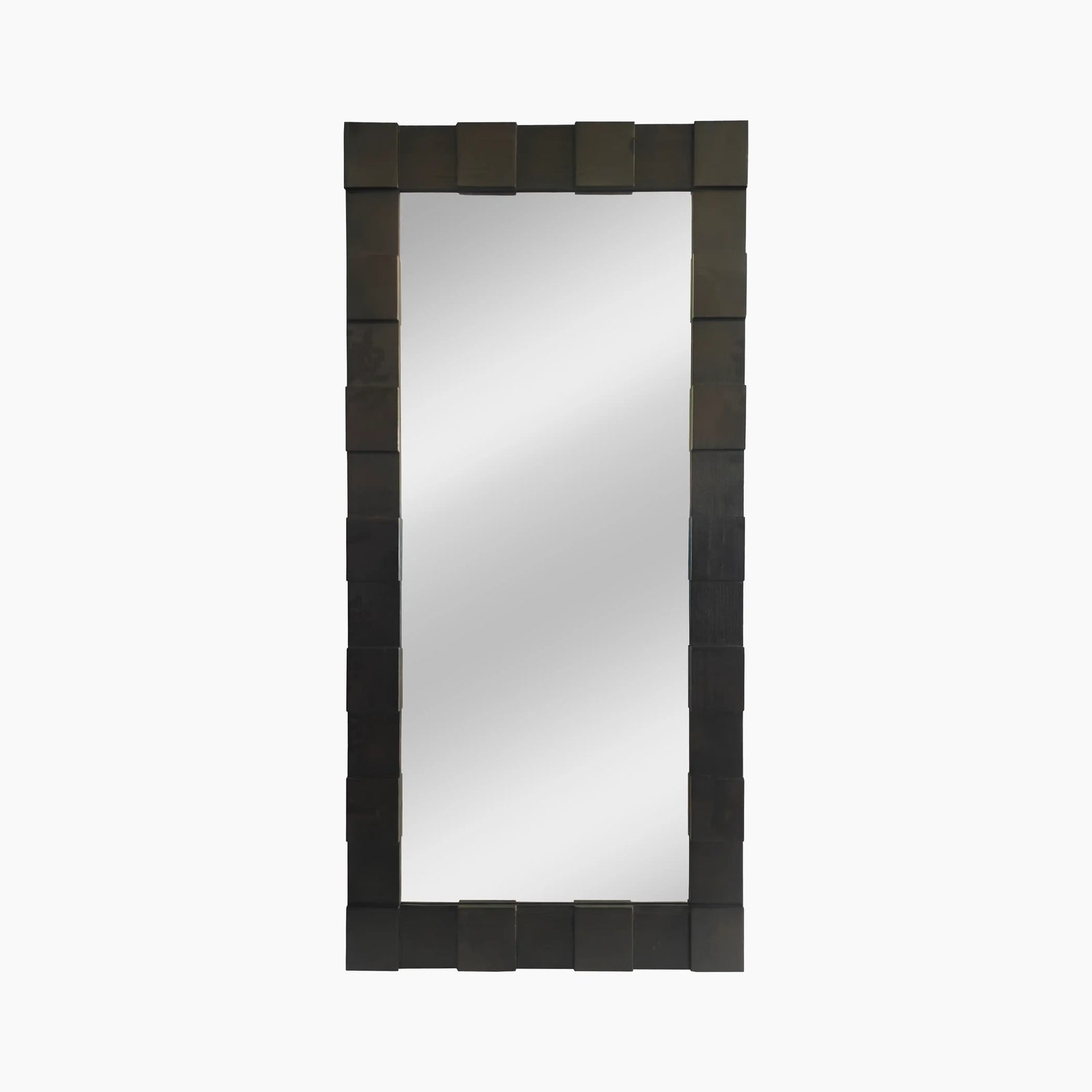 Windsor Rectangle Full Length Mirror | Walnut