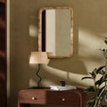 Kolson Rectangle Wall Mirror | Burl Wood