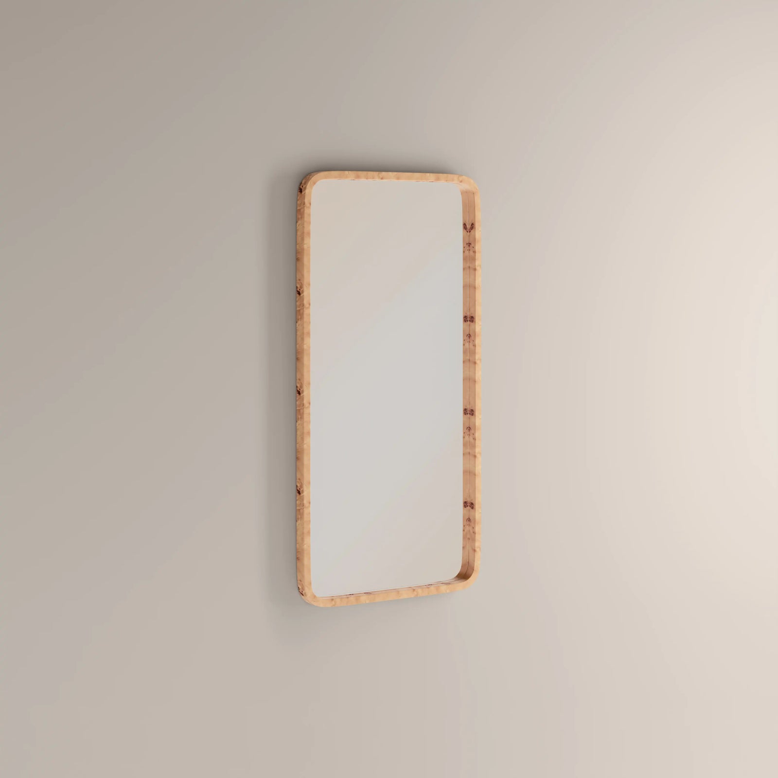 Kolson Rectangle Full Length Mirror, 153 x 77 cm | Burl Wood