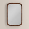 Kolson Rectangle Wall Mirror, 76 x 53 cm | Walnut Burl Wood