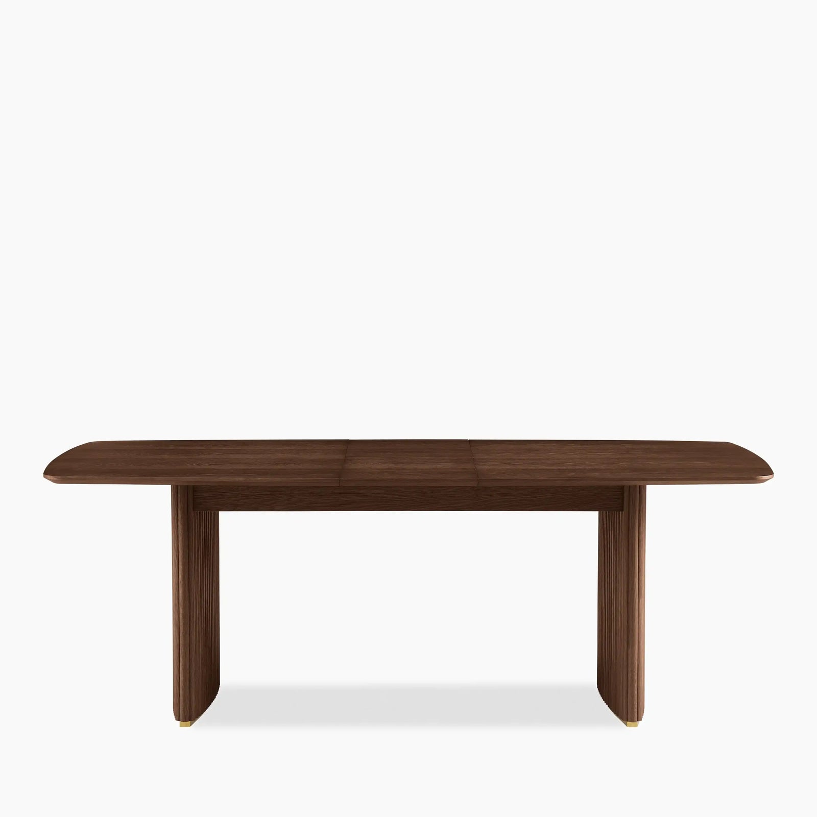 Caleb 6-8 Seat Rectangle Wooden Extendable Dining Table | Walnut