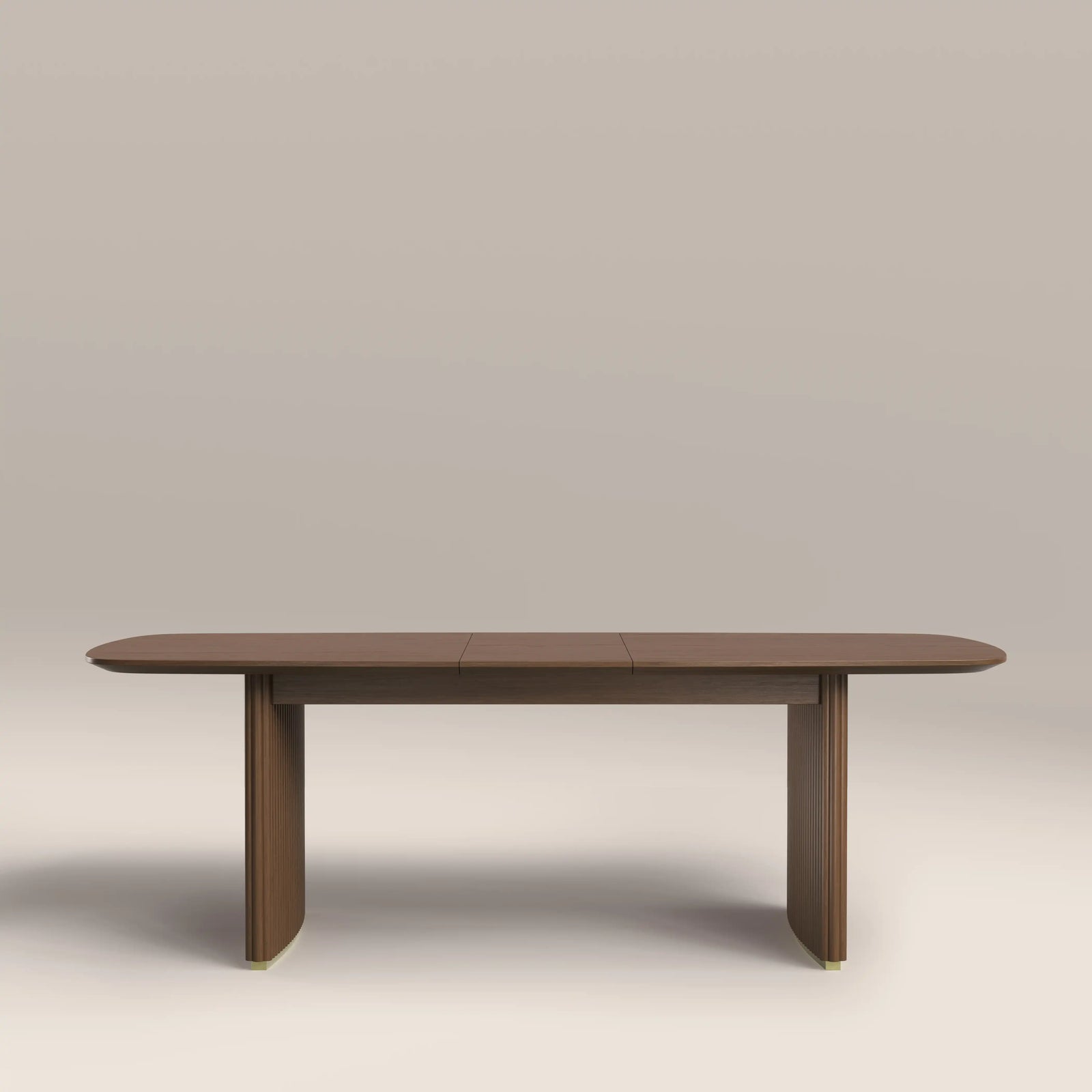 Caleb 6-8 Seat Rectangle Wooden Extendable Dining Table | Walnut