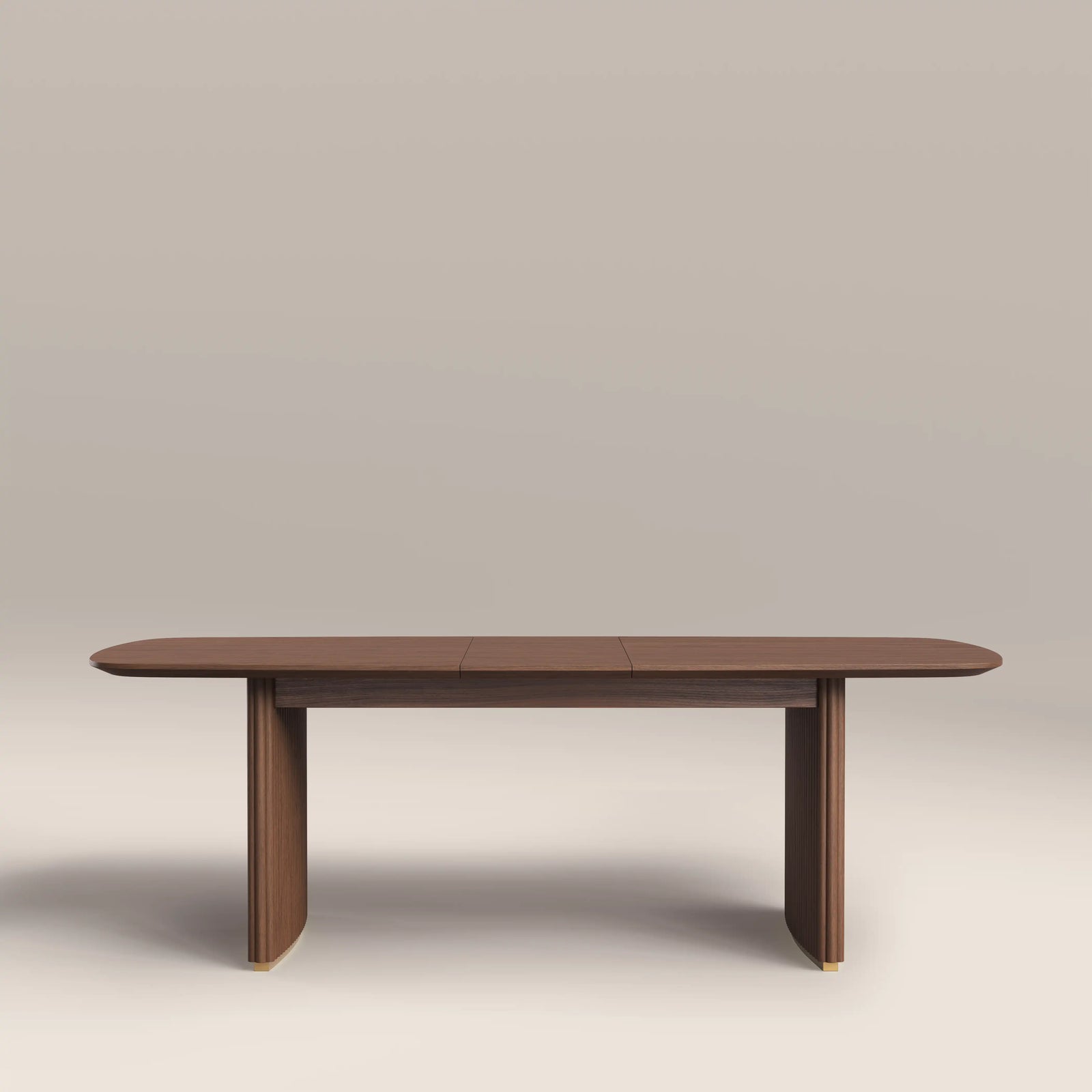Caleb 6-8 Seat Rectangle Wooden Extendable Dining Table | Walnut