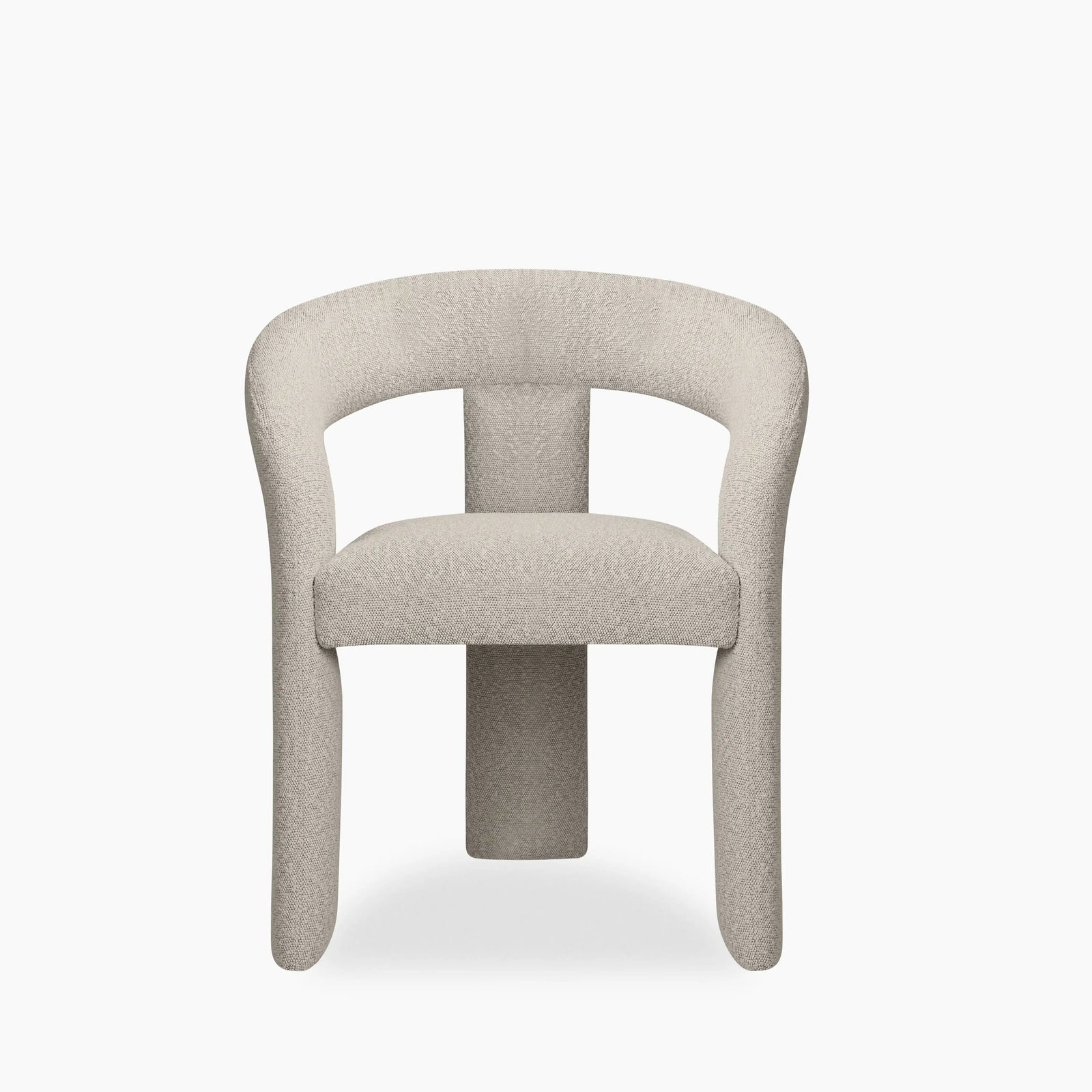 Bellamy Dining Chair | Speckled Stone Sustainable Boucle