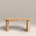 Lois 1 Drawer Wooden Desk | Oak