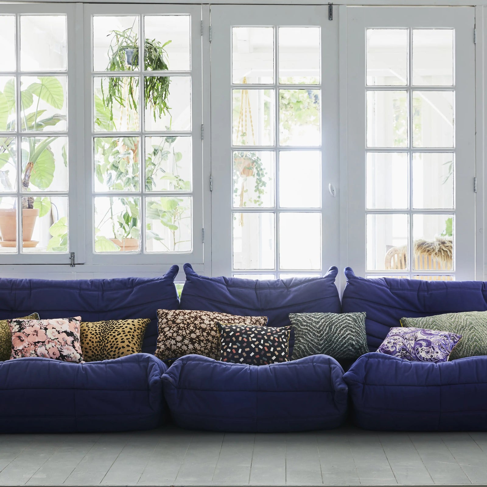 Hkliving Levin Printed Cushion | Multicolour