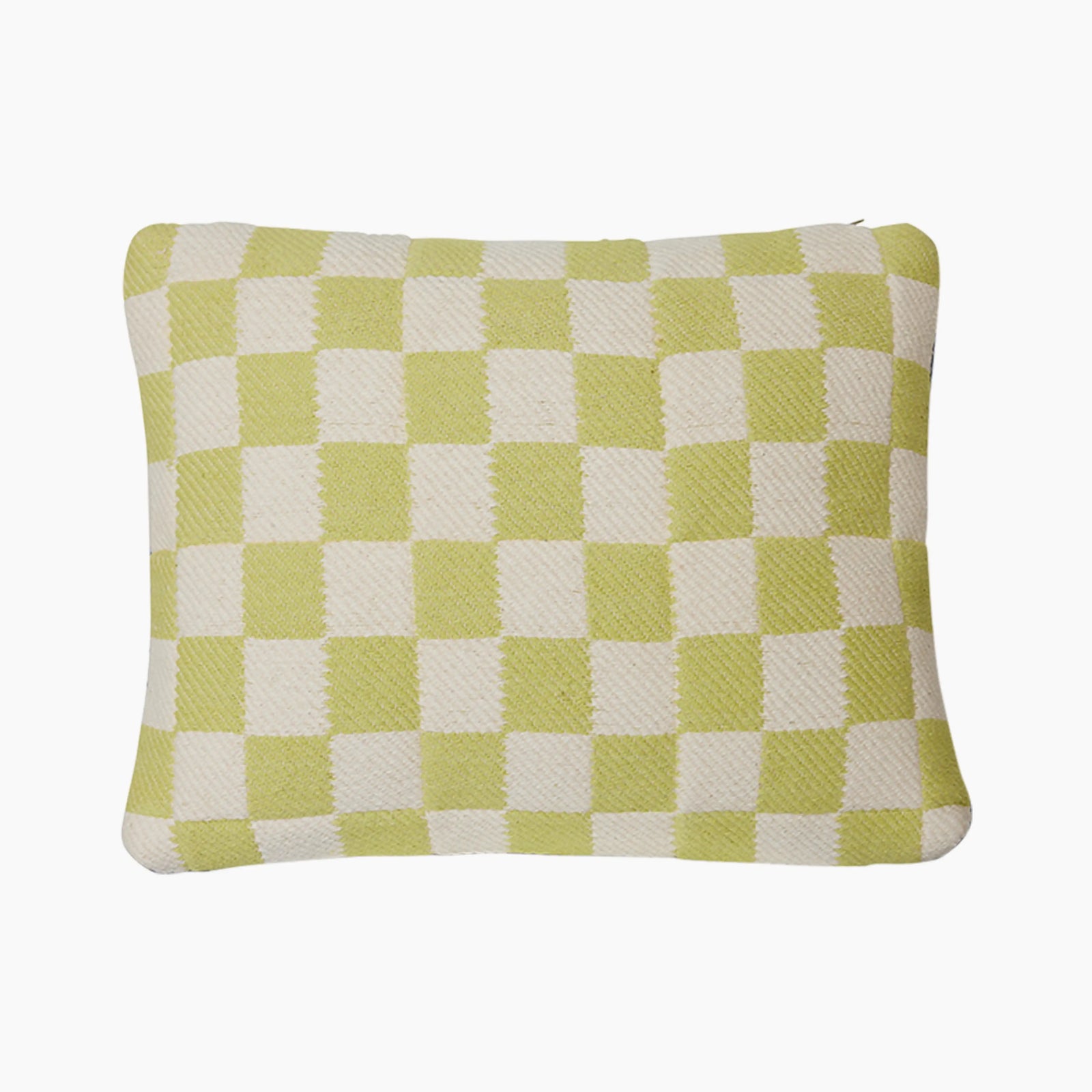 HKliving Checkered Woven Cushion | Berries