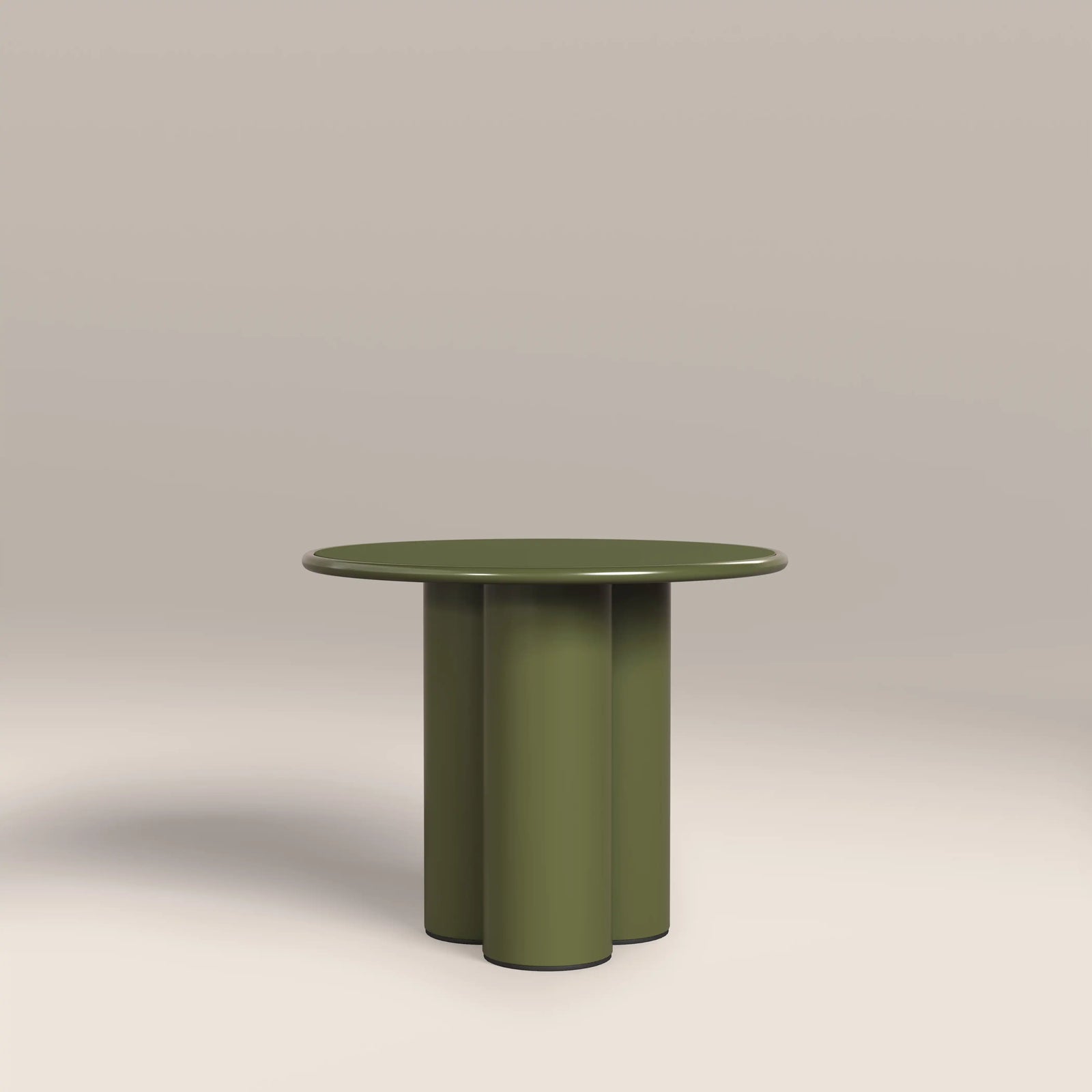 Zoey Round Side Table | Olive Green