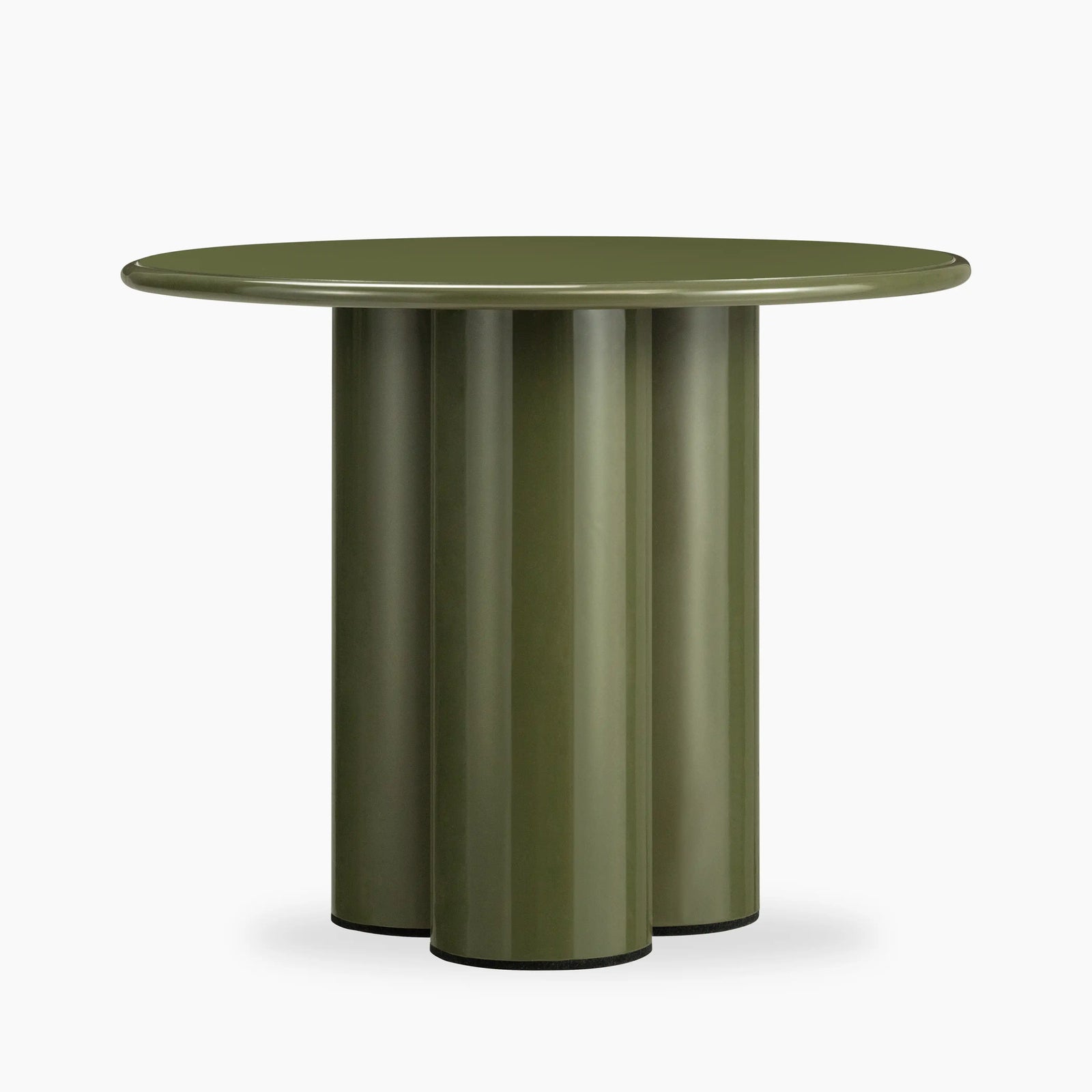 Zoey Round Side Table | Olive Green