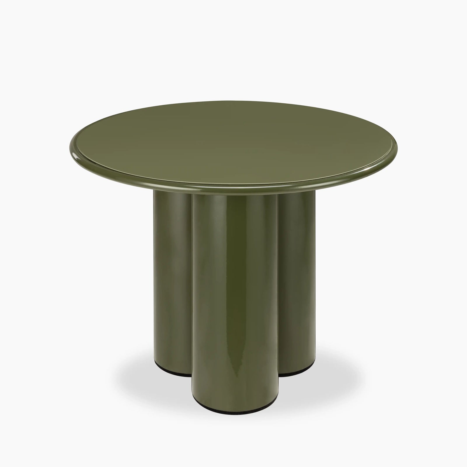 Zoey Round Side Table | Olive Green