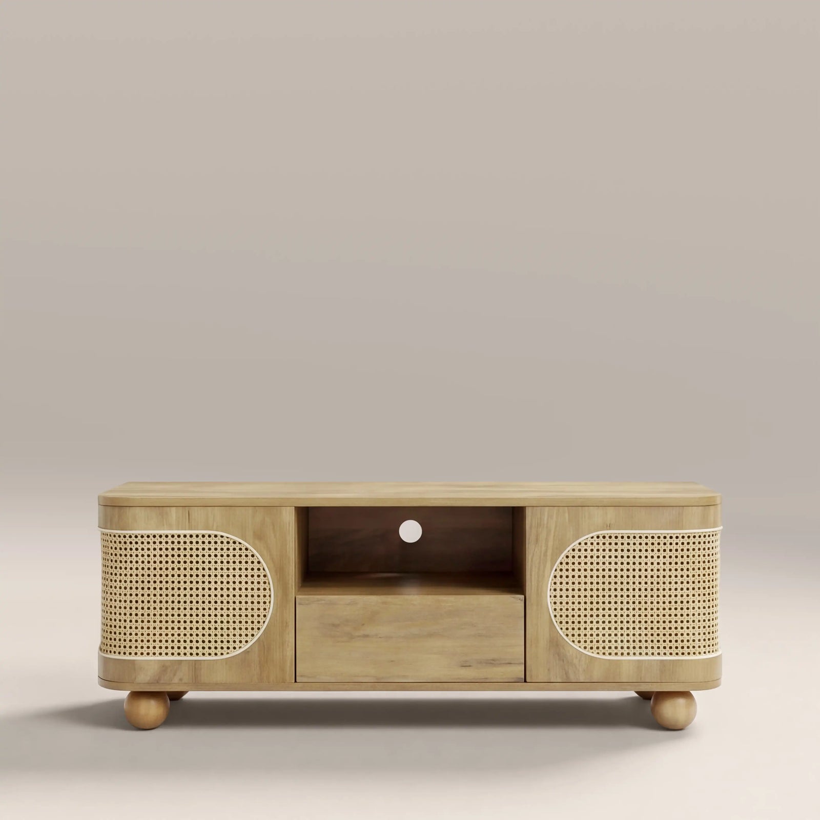 Una Wooden TV Stand | Oak & Cane