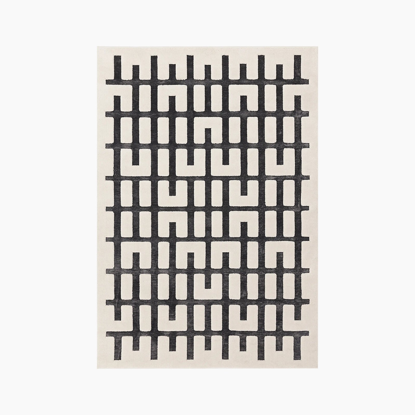 Draper Rug | Grey & Ivory