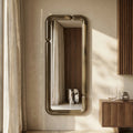 Alana Rectangle Full Length Mirror, 160 x 60 cm |  High Gloss Clay Green