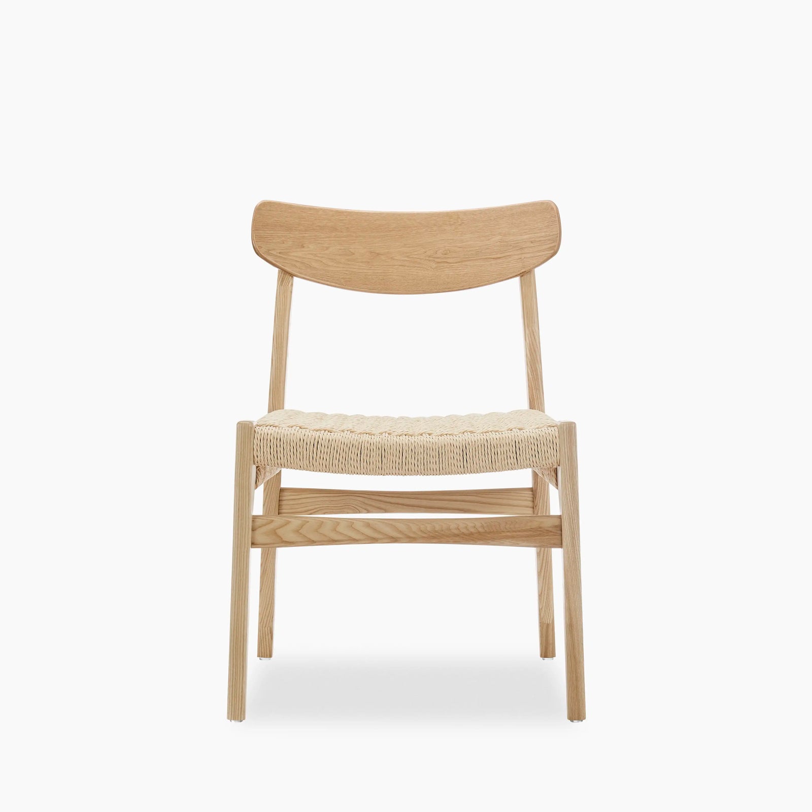 Benedict Wooden Dining Chair, Natural Weave