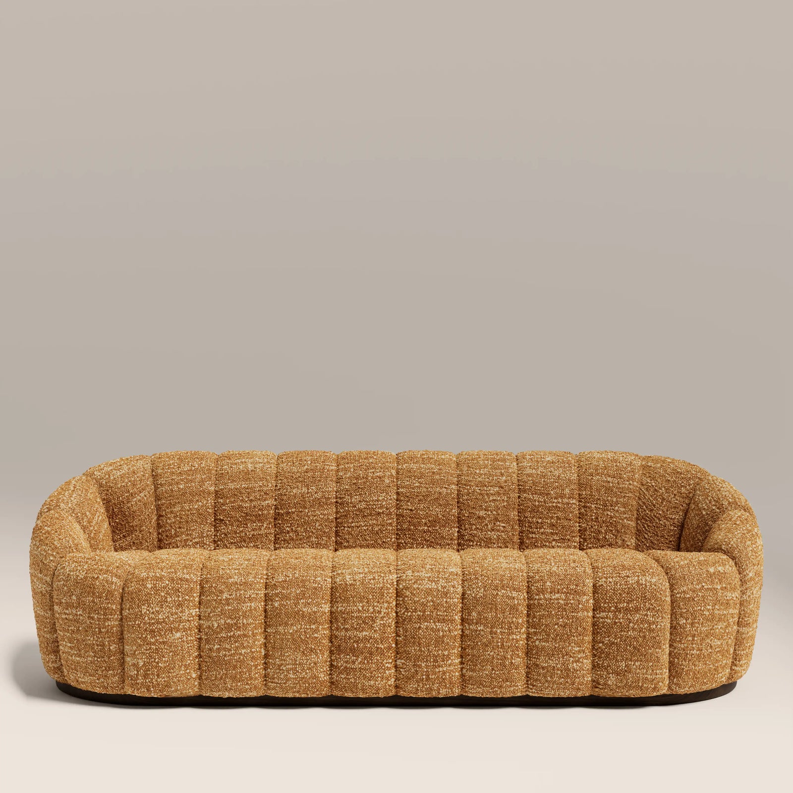 Ivy 3 Seater Sofa | Speckled Honey Sustainable Boucle