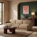 Connick 3 Seater Sofa | Speckled Latte Boucle