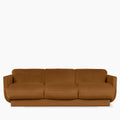 Connick 3 Seater Sofa | Caramel Sustainable Mohair Velvet