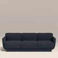 Connick 3 Seater Sofa | Dark Blue Sustainable Velvet