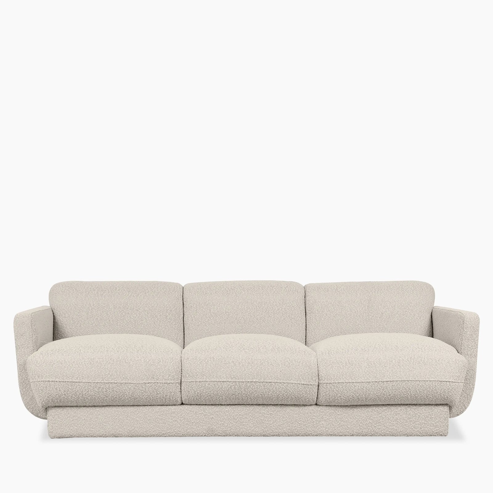 Connick 3 Seater Sofa | Speckled Stone Sustainable Boucle