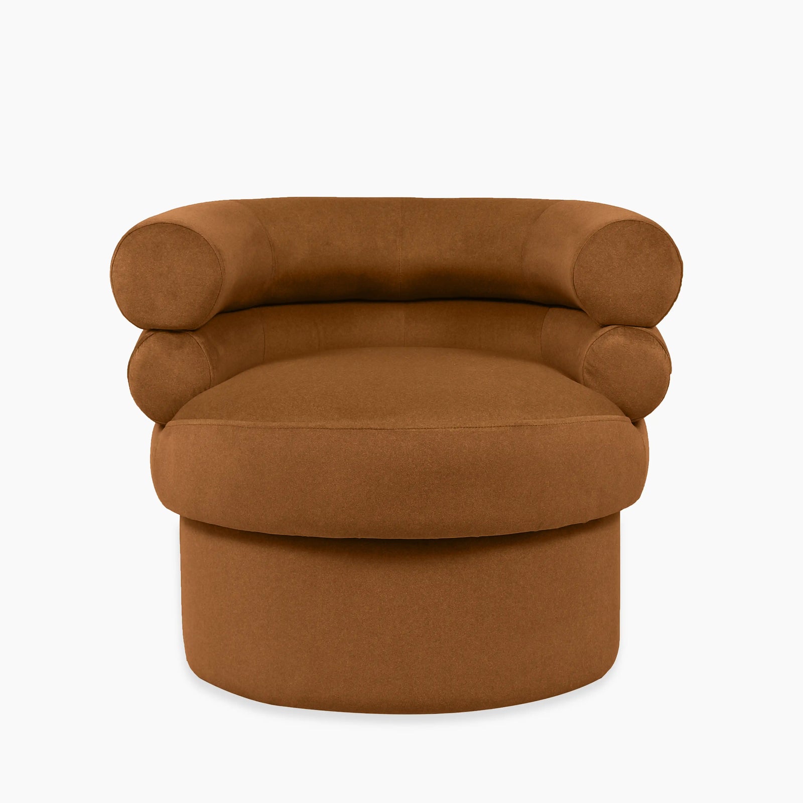 Ethan Accent Chair | Caramel Sustainable Mohair Velvet
