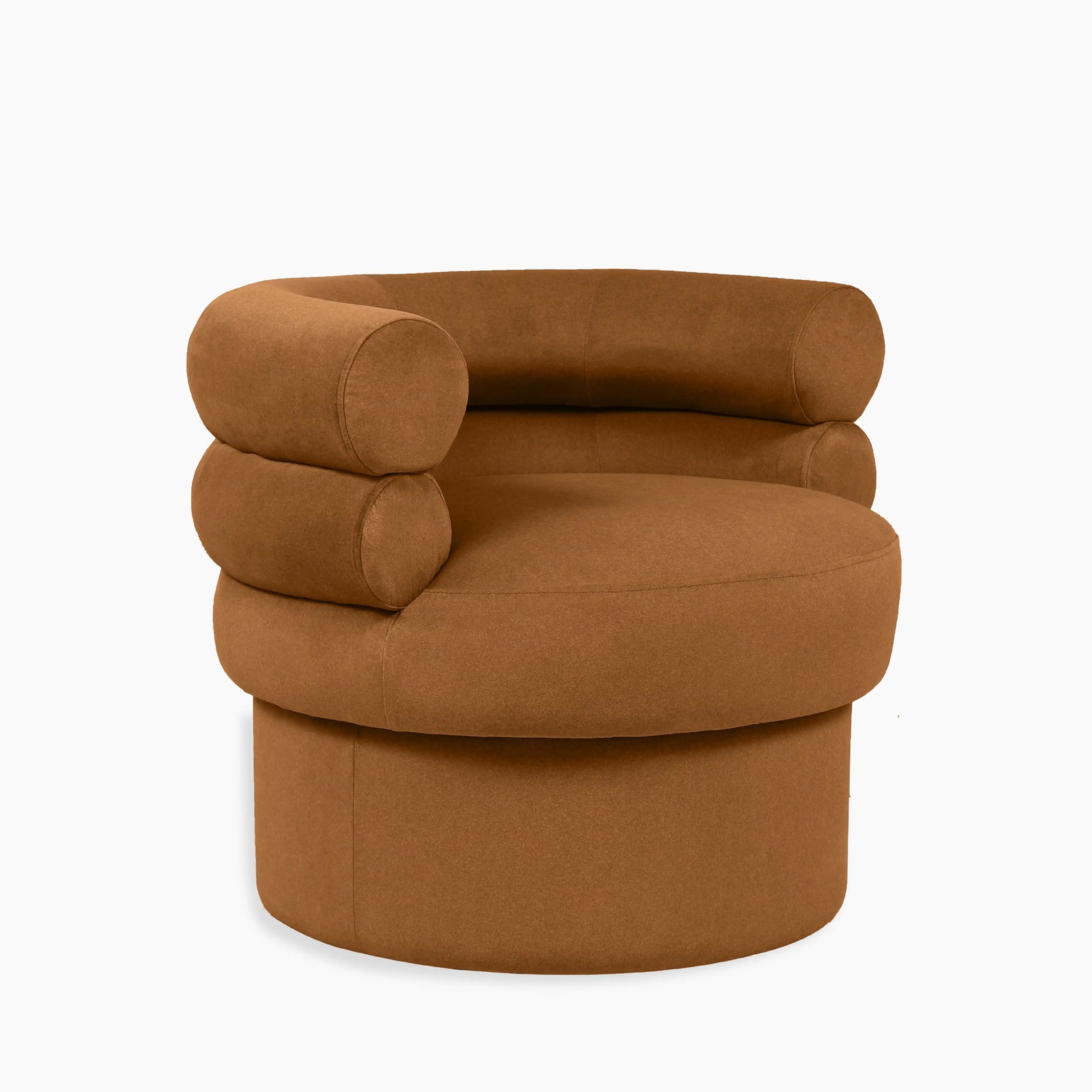 Ethan Accent Chair | Caramel Sustainable Mohair Velvet