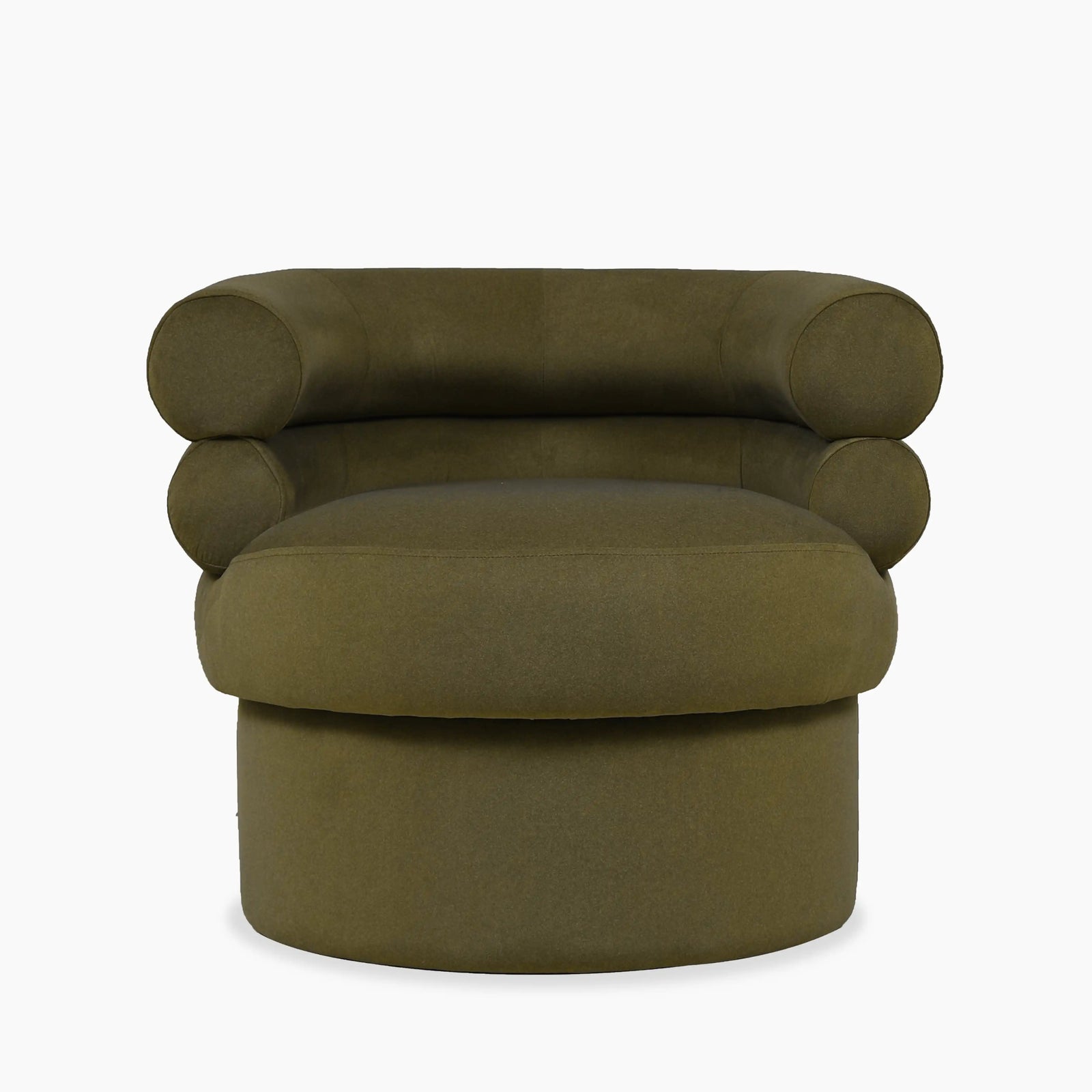 Ethan Accent Chair | Moss Green Sustainable Mohair Velvet