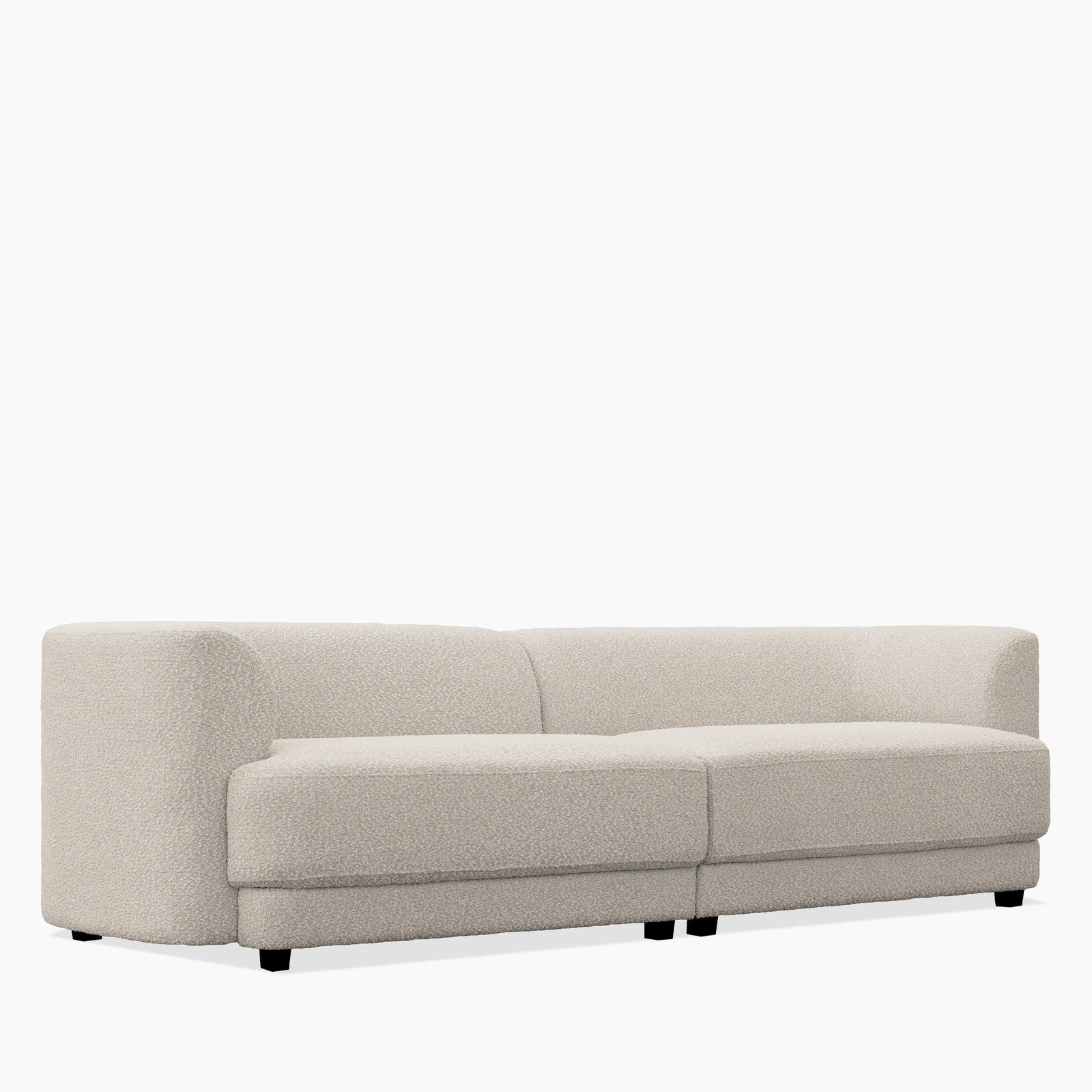 Harley 3 Seater Sofa | Speckled Stone Sustainable Boucle