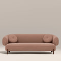 Hallfield 3 Seater Sofa | Blush Pink Sustainable Velvet