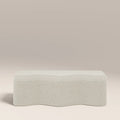 Ivan Storage Ottoman | Speckled Stone Sustainable Boucle