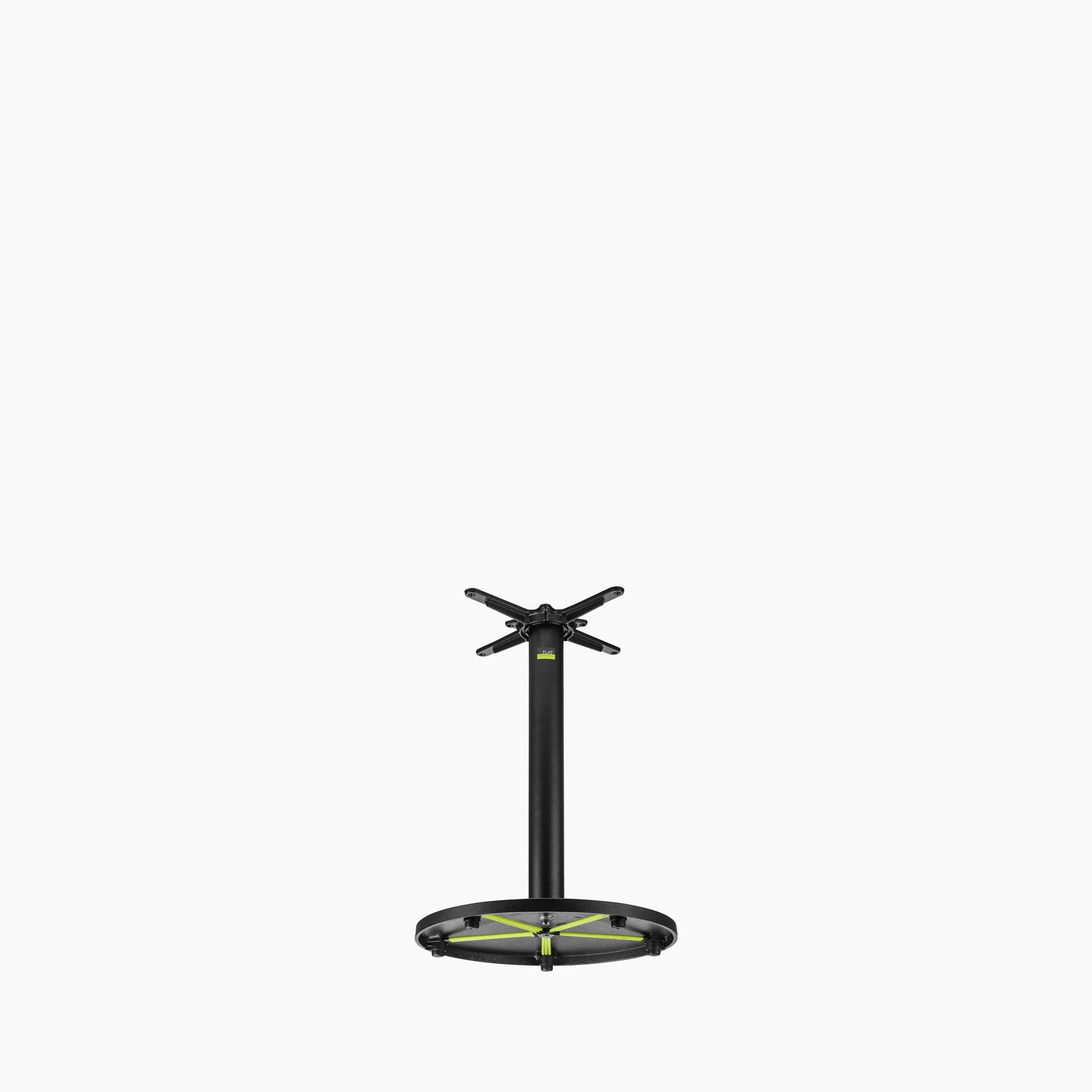 Hayworth Auto-Adjust UR22 Black Dining Table Base | Black
