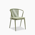 Lombard Carver Dining Chair | Olive Green Fabric & Olive Green